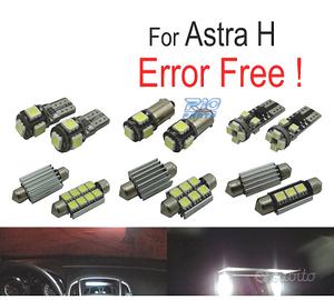 KIT 13 LAMPADE LED INTERNE PER OPEL ASTRA H OPC GT