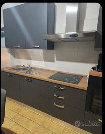Cucina antracite piano in noce  - Ottime condizion