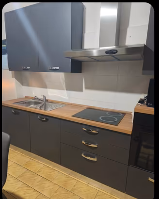 Cucina antracite piano in noce  - Ottime condizion