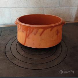 pentola coccio pugliese cm23x112altezza e 