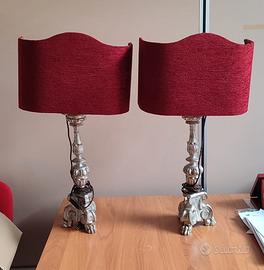 coppia di lampade da candelabri antichi