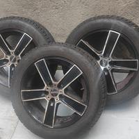 Cerchi in lega con gomme invernali 205/55