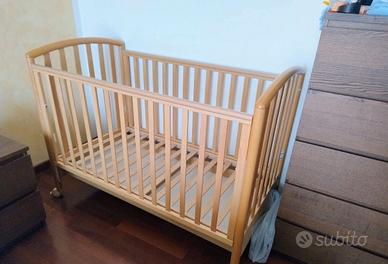 Letto con cassetto e sponde bambino