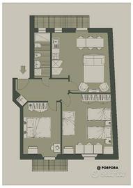 Appartamento di 85 m² con 3 locali a Milano