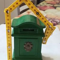 Cassaforte ferro con chiave a serratura giocattolo