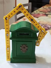 Cassaforte ferro con chiave a serratura giocattolo