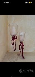 Candelabri in vetro