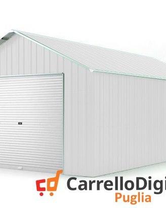 Baracca container 438x724 cm saracinesca bianco