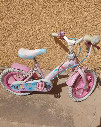 bicicletta delle principessa x bambina