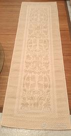 tris tappeti sardi avorio in cotone 