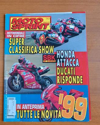 Motosprint 1998 loris capirossi sbk ducati honda n