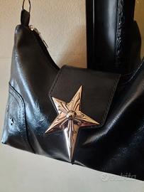Borsa nera a spalla punk