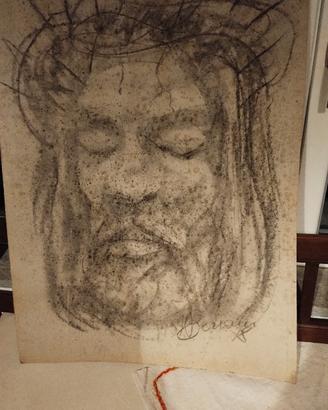 Gesù Cristo  carboncino 