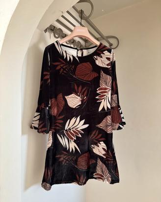 Vestito in velluto autunnale