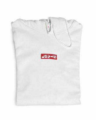 Felpa Levi’s bianca con cappuccio Taglia L