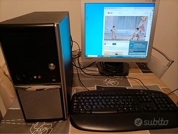 computer desktop assemblato intel i3 550 + monitor
