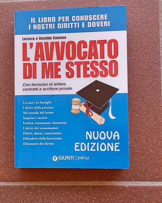 Libro: L'avvocato di me stesso ed. Giunti - De