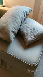 Pouf ektorp Ikea + 2 cuscini