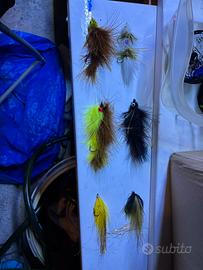 Materiali costruzione mosche piu 6 streamer