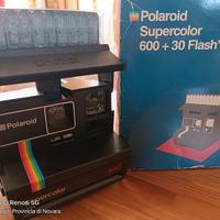 Polaroid supercolor 600 + flash