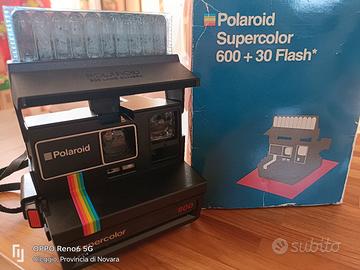 Polaroid supercolor 600 + flash