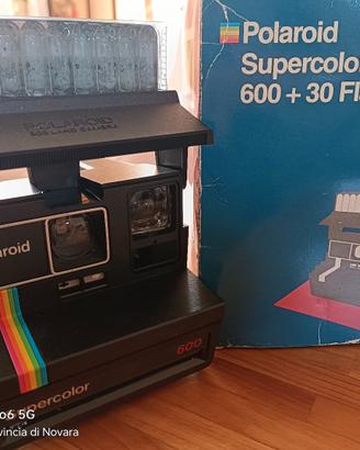 Polaroid supercolor 600 + flash
