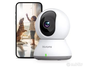 blurams Telecamera Wi-Fi Interno,2K Videocamera So