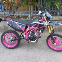 NEW motard suzuky valenti n01 50-fucsia-moto italy