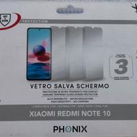 Set di 3 Vetri temperati per Xiaomi Redmi Note 10