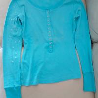 Maglia Henley vintage Fatu Hiva South Pacific 