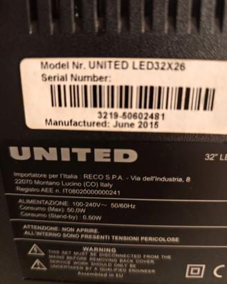 TV united led 32x26