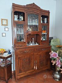 credenza legno massello Liberty mobile salotto