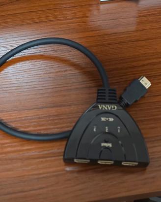 Switch HDMI 3 in 1 GANA 4K