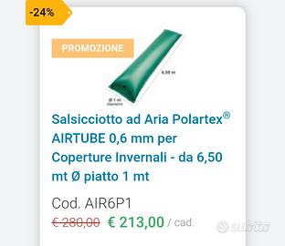 Airtube chiusura piscina