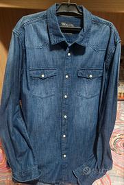 camicia jeans tg m