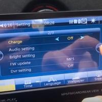 Autoradio con CMP Play MP5/FM/CARD/REAR VIEW PLAYE