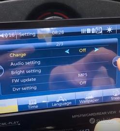 Autoradio con CMP Play MP5/FM/CARD/REAR VIEW PLAYE