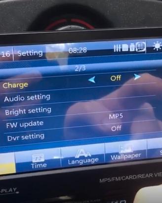 Autoradio con CMP Play MP5/FM/CARD/REAR VIEW PLAYE