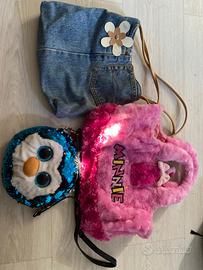 Set 3 borse per bambine