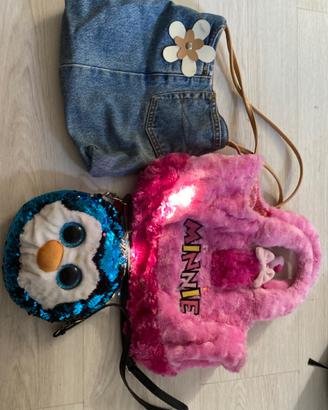 Set 3 borse per bambine