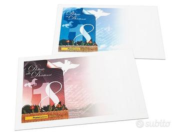 Coppia Foglietti Diciottenni Azzurro e Rosa
