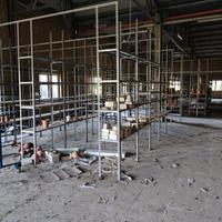 Scaffalatura metallica componibile smontata pronta