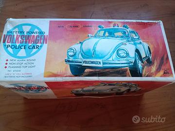 auto  Volkswagen a batteria vintage polizia
