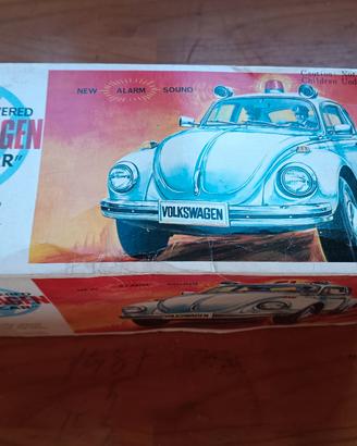 auto  Volkswagen a batteria vintage polizia