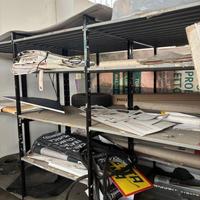 scaffali industriali metalli