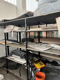 scaffali industriali metalli