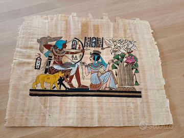 Papiro Egiziano originale dipinto a mano