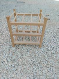 porta bottiglie  in legno