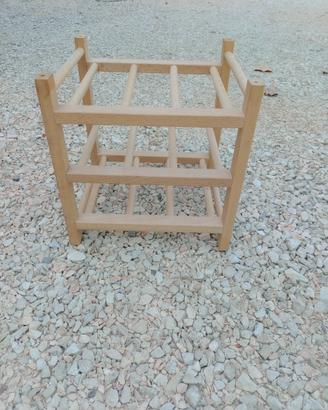 porta bottiglie  in legno
