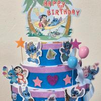 Torta finta scenografica tema stich